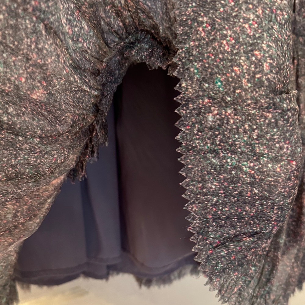 Theory Multicolor Ruffled Mini Skirt - Picture 3 of 6
